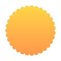 gradient round frame
