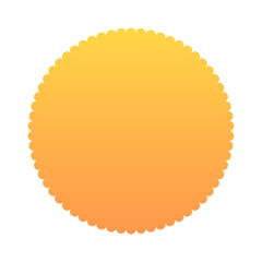 gradient round frame
