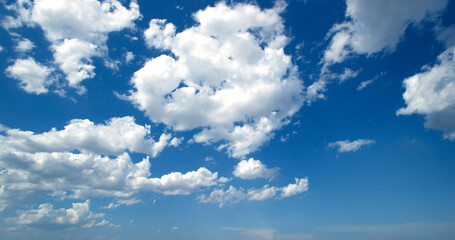 Naklejka na ściany i meble blue sky High angle air background