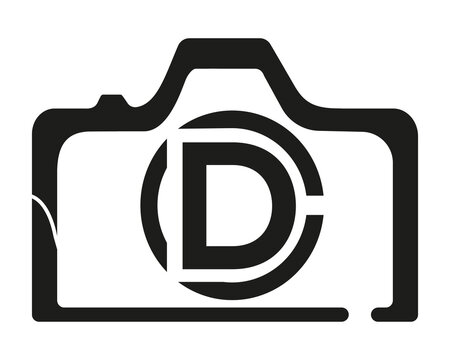 D camera logo design logo icon vector template.