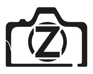 Z camera logo design logo icon vector template.