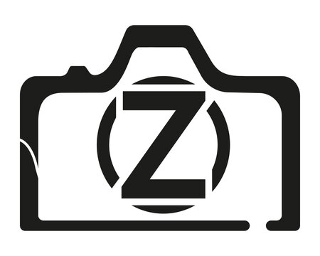 Z camera logo design logo icon vector template.