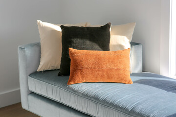 Pillows on a couch