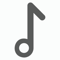 music note icon, note vector, music illustration