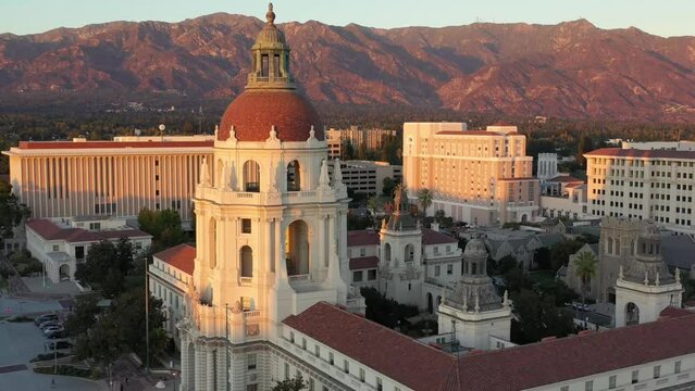 Pasadena City Hall, California, Downtown, Amazing Landscape, Aerial View