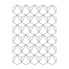 Geometric Texture Art Illustration