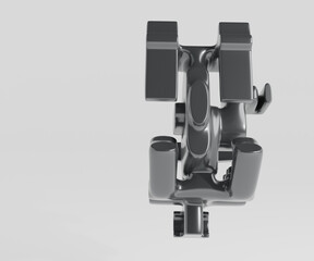 Metalic 3d Abstract Design