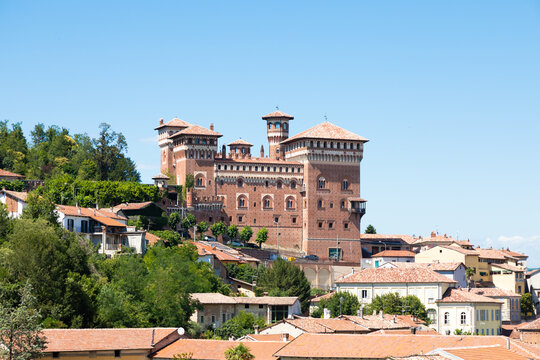 Cereseto Castle - Castello di Cereseto - Monferrato area in Piedmont region, Italy