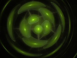 Imaginatory fractal abstract background Image