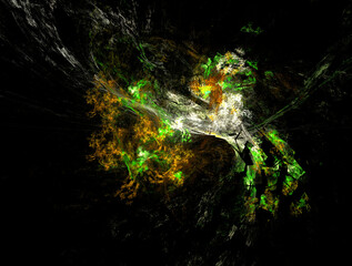 Imaginatory fractal abstract background Image