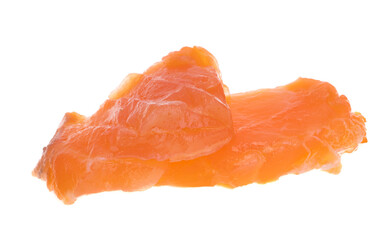 red fish fillet isolated