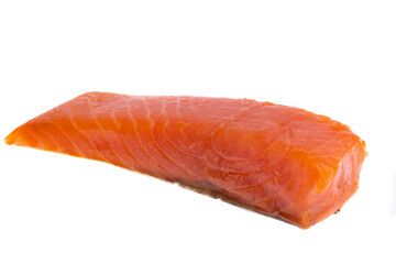 red fish fillet isolated