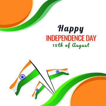 Indian flag background for independence day