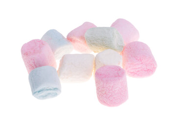 marshmallows isolated