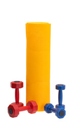 dumbbells isolated