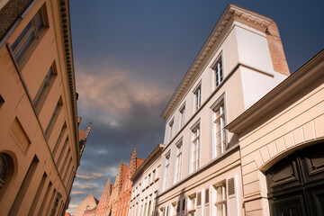 Fototapeta na wymiar Buildings in the historic centre of Ghent, Belgium