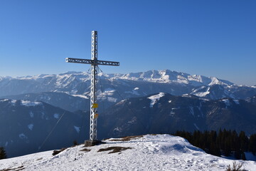 Blick auf Totes Gebirge / Warscheneck vom Dürrenschöberl
