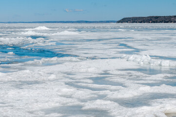 Spring Thaw On The Bay of Green Bay, Wisconsin
