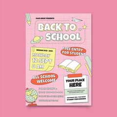 Back to School Flyer Template Vol.03