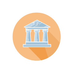 illustration of bank icon