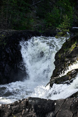 Kivach is a waterfall on the Suna River in the Republic of Karelia.