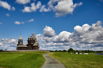 Kizhi churchyard, Kizhi. The architectural ensemble of the State Historical and Architectural...
