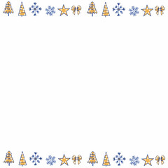 gingerbread christmas,man,magic ball,christmas tree,snowflakes,deer,serce,santa moro,mitten,gift box,feather,snowman,frame, illustration, vector, postcard, christmas, design,decoration, holiday, art, 