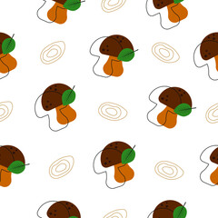 pattern mushrooms