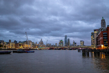 Fototapeta premium London City Skyline, United Kingdom