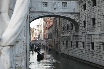 Badezimmer Foto Rückwand Seufzerbrücke Beautiful Bridge of Sighs in Venice, Italy