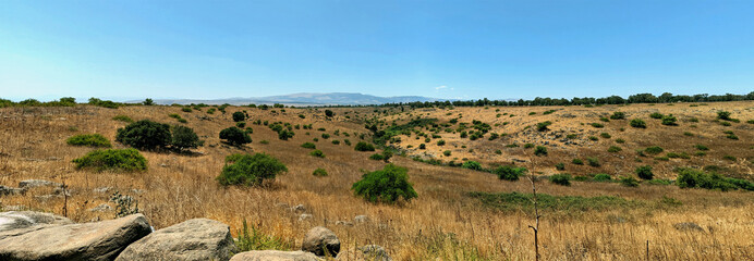 Israel, Golan Heights and the Sea of Galilee