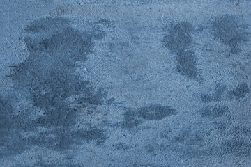 Blue grunge texture old concrete wall surface rough cement background abstract vintage