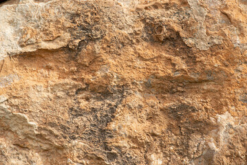 yellow sandstone rough high definition texture. natural stone background