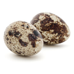 Obraz premium Quail egg isolated on white background cutout