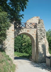 Fototapeta ruiny bramy wjazdowej obraz