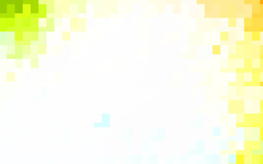 Light Blue, Yellow vector template with rhombus.