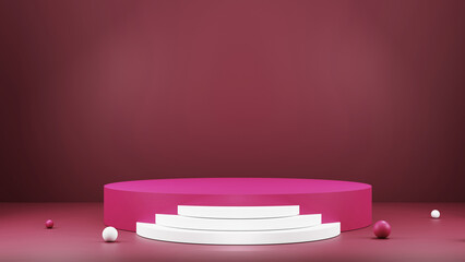 3d background products display podium scene with geometric platform. background 3d rendering with podium. stand to show cosmetic products