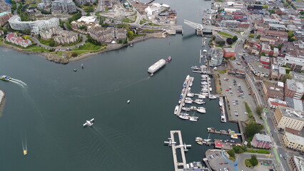 Victoria Inner Harbour Drone Picture