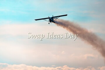 Fototapeta na wymiar Swap Ideas Day - text, world holiday and International (copy space).