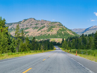 Rural landscape near Yellowstone National Park