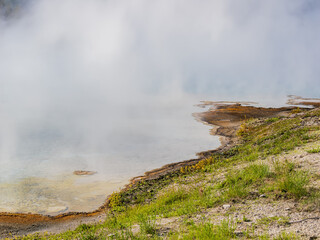 Beautiful landscape around Excelsior Geyser Crater