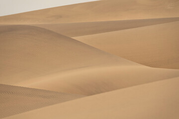 Fototapeta na wymiar Sand dunes in the Namib Desert; near Swakopmund, Namibia