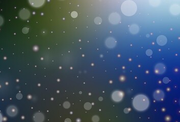 Dark Blue, Green vector background in Xmas style.