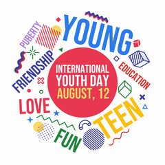 International youth day banner campaign