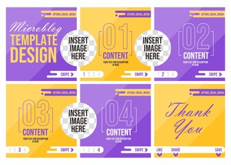 Creative microblog or carousel design for social media post © Zulfian