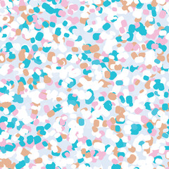 Terrazzo seamless pattern. Vector colorful sparkle background with pebbles and stone. Template for wrapping paper, wallpaper, terrazzo flooring