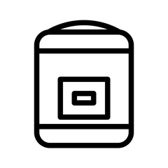 rice cooker line icon