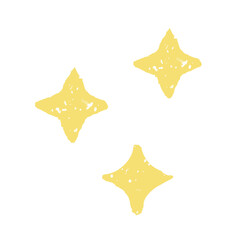 手描きのキラキラマーク