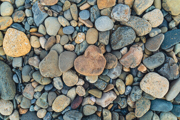 Heart shape stone on the beach