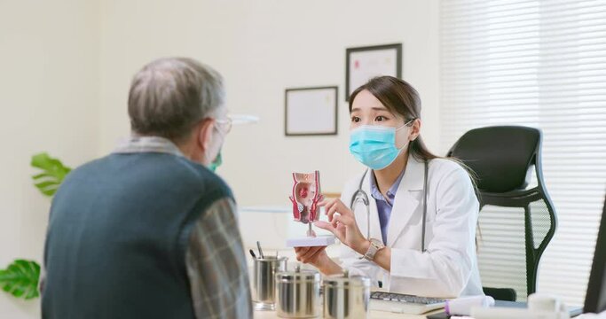 doctor show rectal model